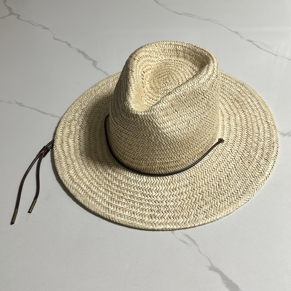 Will + Bear Rider Bone | White Palm Straw Hat